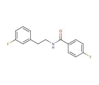 N-(4-Fluoro benzoyl)-2-(3-fuorophenyl) ethylamine - chemical structure image