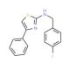 N-(4-fluorobenzyl)-4-phenyl-1,3-thiazol-2-amine - chemical structure image