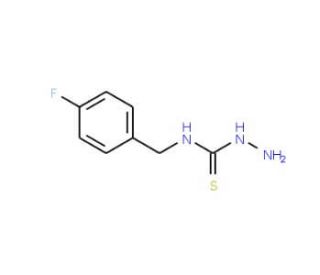 N-(4-fluorobenzyl)hydrazinecarbothioamide - chemical structure image