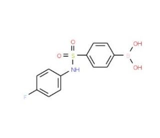 N-(4-Fluorophenyl) 4-boronobenzenesulfonamide (CAS 957121-13-0) - chemical structure image