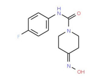 N-(4-fluorophenyl)-4-(hydroxyimino)piperidine-1-carboxamide - chemical structure image