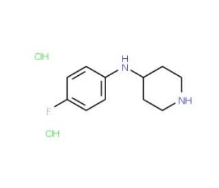 N-(4-fluorophenyl)piperidin-4-amine dihydrochloride - chemical structure image