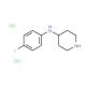 N-(4-fluorophenyl)piperidin-4-amine dihydrochloride - chemical structure image