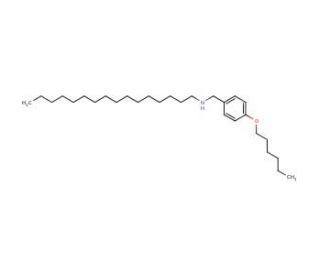 N-[4-(Hexyloxy)benzyl]-1-hexadecanamine (CAS 1040689-01-7) - chemical structure image