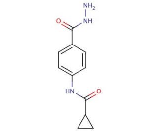 N-[4-(Hydrazinocarbonyl)phenyl]-cyclopropanecarboxamide - chemical structure image