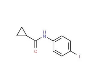 N-(4-Iodophenyl)cyclopropanecarboxamide (CAS 23779-17-1) - chemical structure image