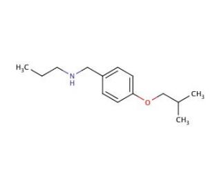 N-(4-Isobutoxybenzyl)-1-propanamine - chemical structure image