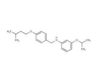 N-[4-(Isopentyloxy)benzyl]-3-isopropoxyaniline - chemical structure image