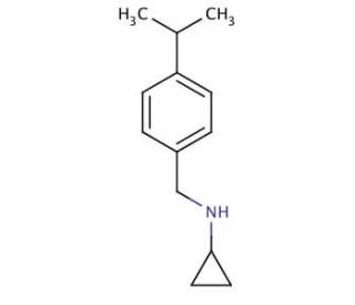 N-(4-isopropylbenzyl)cyclopropanamine - chemical structure image