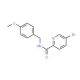 N-(4-Methoxybenzyl) 5-bromopicolinamide (CAS 951885-02-2) - chemical structure image