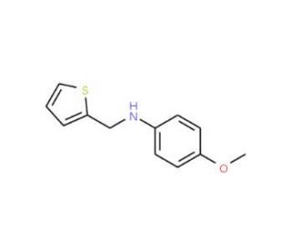 N-(4-methoxyphenyl)-N-(thien-2-ylmethyl)amine (CAS 3139-29-5) - chemical structure image