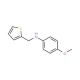 N-(4-methoxyphenyl)-N-(thien-2-ylmethyl)amine (CAS 3139-29-5) - chemical structure image