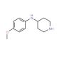 N-(4-Methoxyphenyl)piperidin-4-amine - chemical structure image