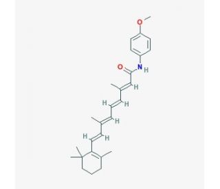 N-4-Methoxyphenylretinamide (CAS 79965-10-9) - chemical structure image