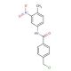 N-(4-Methyl-3-nitrophenyl)-4-chloromethylbenzamide (CAS 851319-32-9) - chemical structure image