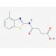 N-(4-Methyl-benzothiazol-2-yl)-succinamic acid (CAS 312594-50-6) - chemical structure image