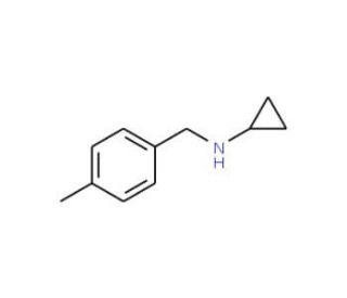 N-(4-methylbenzyl)cyclopropanamine (CAS 70894-72-3) - chemical structure image