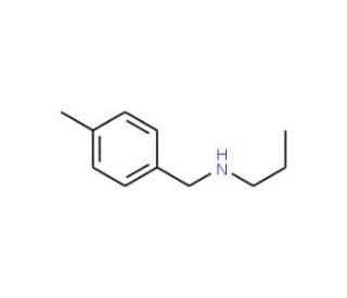 N-(4-methylbenzyl)-N-propylamine (CAS 39190-96-0) - chemical structure image