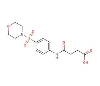 N-[4-(Morpholine-4-sulfonyl)-phenyl]-succinamic acid - chemical structure image