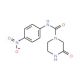 N-(4-nitrophenyl)-3-oxopiperazine-1-carboxamide - chemical structure image