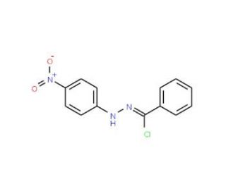 N-(4-Nitrophenyl)benzenecarbohydrazonoyl chloride (CAS 25939-13-3) - chemical structure image
