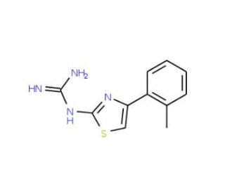 N-(4-o-Tolyl-thiazol-2-yl)-guanidine - chemical structure image