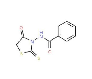 N-(4-Oxo-2-thioxo-thiazolidin-3-yl)-benzamide (CAS 13097-06-8) - chemical structure image