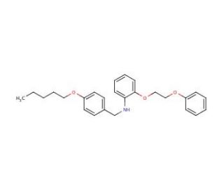 N-[4-(Pentyloxy)benzyl]-2-(2-phenoxyethoxy)aniline - chemical structure image