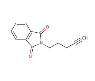 N-(4-Pentynyl)phthalimide (CAS 6097-07-0) - chemical structure image