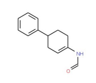 N-(4-Phenyl-cyclohex-1-enyl)formamide (CAS 128798-29-8) - chemical structure image