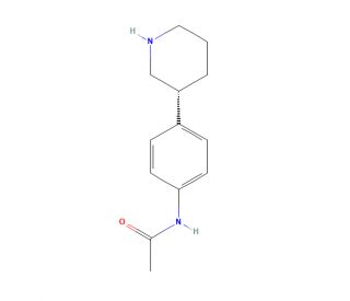 N-(4-(Piperidin-3-yl)phenyl)acetamide hydrochloride (CAS 1260646-01-2) - chemical structure image