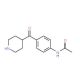 N-[4-(Piperidin-4-ylcarbonyl)phenyl]acetamide (CAS 124035-23-0) - chemical structure image