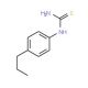 N-(4-propylphenyl)thiourea (CAS 175205-18-2) - chemical structure image