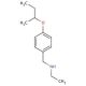 N-[4-(sec-Butoxy)benzyl]-1-ethanamine (CAS 1040686-50-7) - chemical structure image