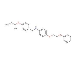 N-[4-(sec-Butoxy)benzyl]-4-(2-phenoxyethoxy)-aniline - chemical structure image