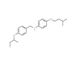 N-[4-(sec-Butoxy)benzyl]-4-(isopentyloxy)aniline (CAS 1040689-55-1) - chemical structure image