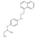 N-[4-(sec-Butoxy)phenyl]-N-[2-(1-naphthyl)ethyl]-amine (CAS 1040685-07-1) - chemical structure image