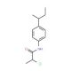 N-(4-sec-butylphenyl)-2-chloropropanamide - chemical structure image
