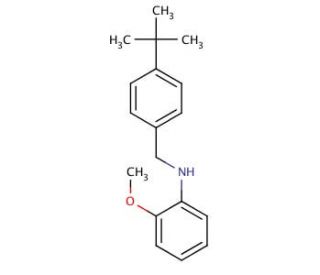 N-[4-(tert-Butyl)benzyl]-2-methoxyaniline (CAS 1040683-88-2) - chemical structure image