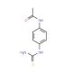 N-(4-Thioureido-phenyl)-acetamide (CAS 1614-33-1) - chemical structure image