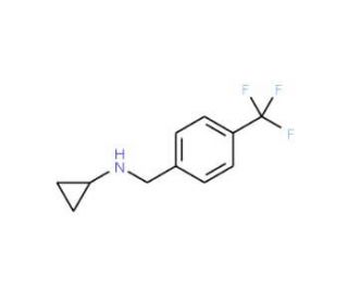 N-[4-(trifluoromethyl)benzyl]cyclopropanamine - chemical structure image