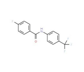 N-[4-(Trifluoromethyl)phenyl]-4-fluorobenzamide (CAS 2054-01-5) - chemical structure image
