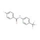 N-[4-(Trifluoromethyl)phenyl]-4-fluorobenzamide (CAS 2054-01-5) - chemical structure image