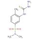 N-{5-[(dimethylamino)sulfonyl]-2-methylphenylhydrazinecarbothioamide - chemical structure image