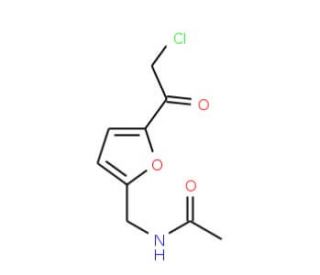 N-[5-(2-Chloro-acetyl)-furan-2-ylmethyl]-acetamide - chemical structure image