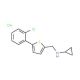 N-{[5-(2-chlorophenyl)thien-2-yl]methyl}-N-cyclopropylamine hydrochloride - chemical structure image