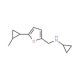 N-{[5-(2-methylcyclopropyl)-2-furyl]methyl}cyclopropanamine - chemical structure image
