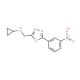 N-{[5-(3-nitrophenyl)-1,3,4-oxadiazol-2-yl]methyl}cyclopropanamine - chemical structure image