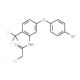 N-[5-(4-bromophenoxy)-2-(trifluoromethyl)phenyl]-2-chloroacetamide - chemical structure image