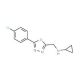 N-{[5-(4-chlorophenyl)-1,3,4-oxadiazol-2-yl]methyl}-N-cyclopropylamine - chemical structure image